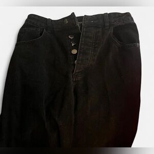 plt black jeans high waisted